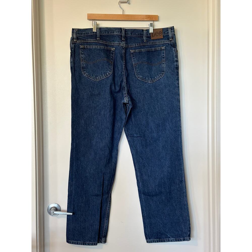 Lee Jeans Men's 42 x 30 100% Cotton Straight Leg Jeans Medium Wash 2008940 - Picture 5 of 9
